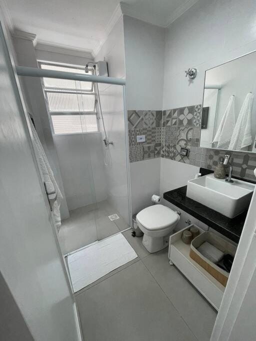 Apartamento quarteirão da praia (Boqueirão) Apartment in Santos