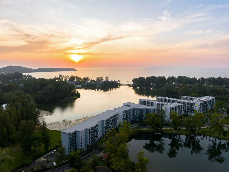 Bird's eye view, Sea view, Sunset