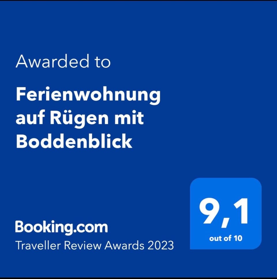 Ferienwohnung auf Rügen mit Boddenblick Apartment in Mecklenburg-Vorpommern, Germany