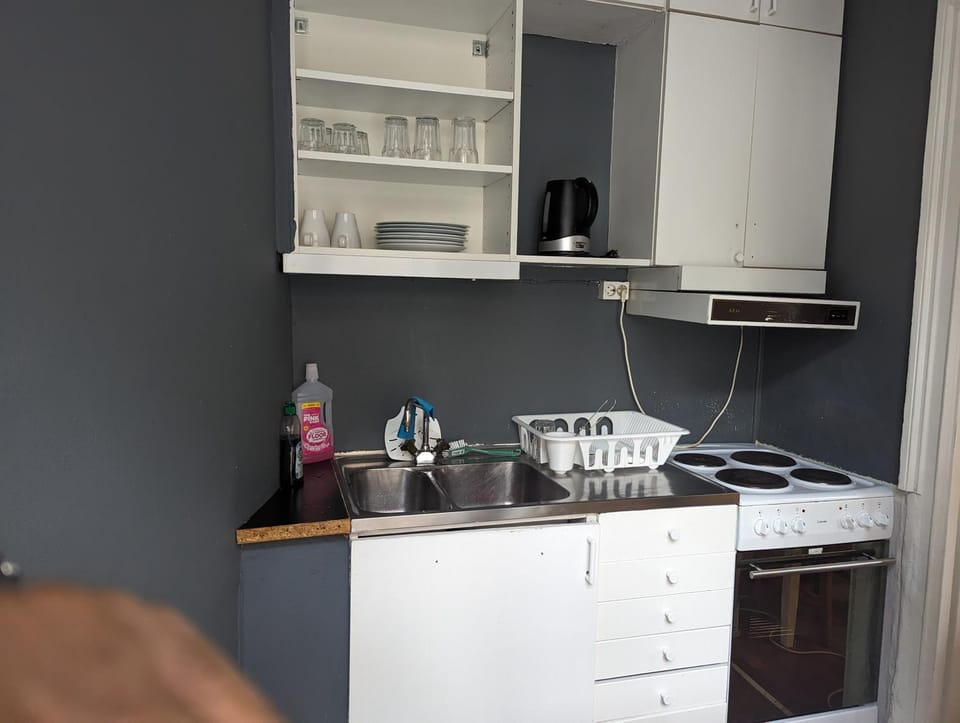 Coffee/tea facilities, Kitchen or kitchenette, minibar, stove