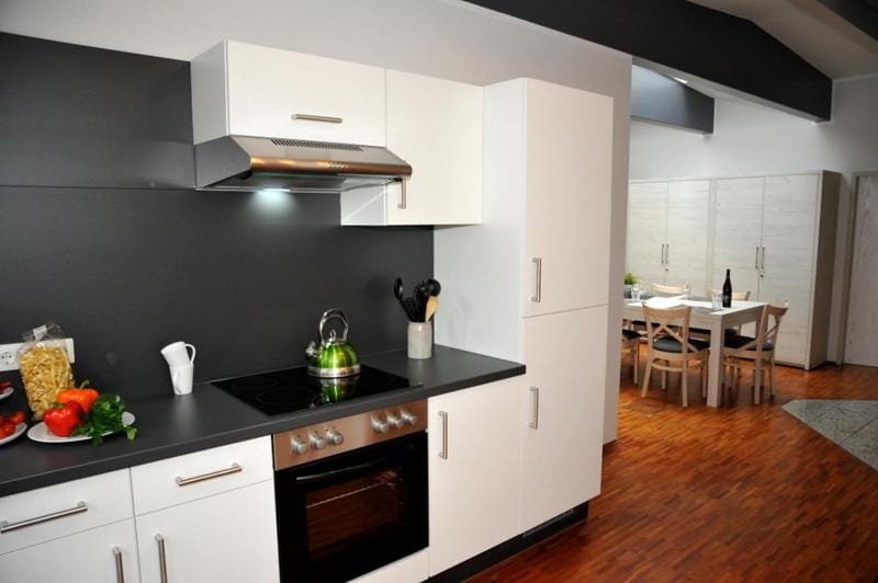 Kitchen or kitchenette, Dining area, pet friendly, stove