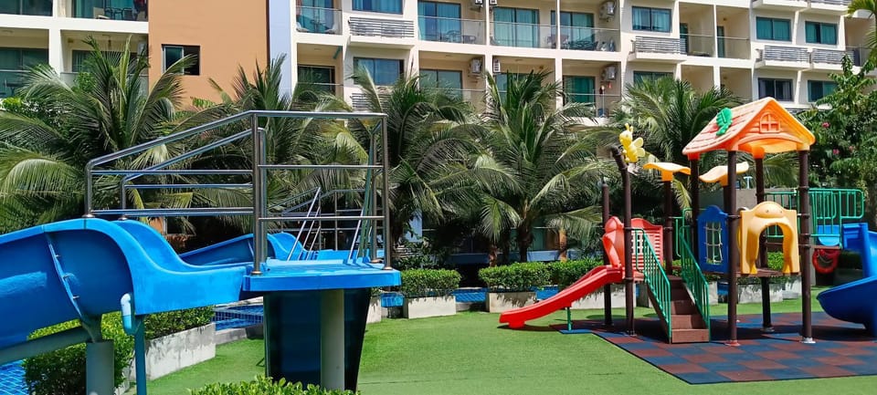 Day, Natural landscape, Children play ground, Pool view, Swimming pool