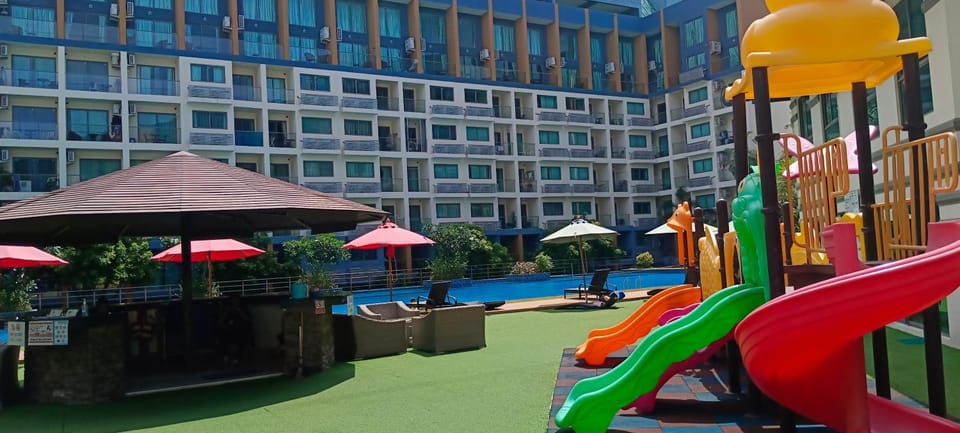 Day, Children play ground, Aqua park, Pool view, Swimming pool, sunbed