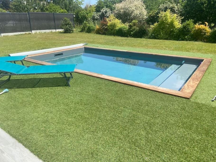 Garden, Pool view, Swimming pool, sunbed
