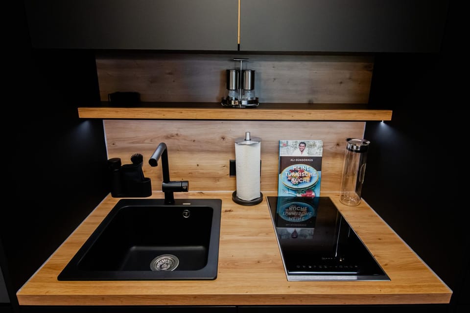Kitchen or kitchenette, Business facilities, stove, kitchen