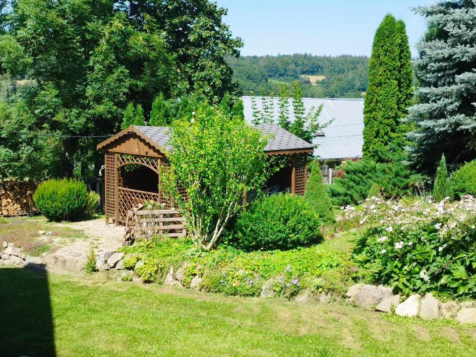Property building, Spring, Day, Natural landscape, Garden, Seating area, Garden view