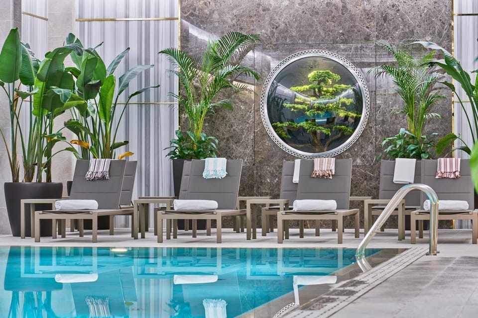 Pool view, Swimming pool, Swimming pool, sunbed
