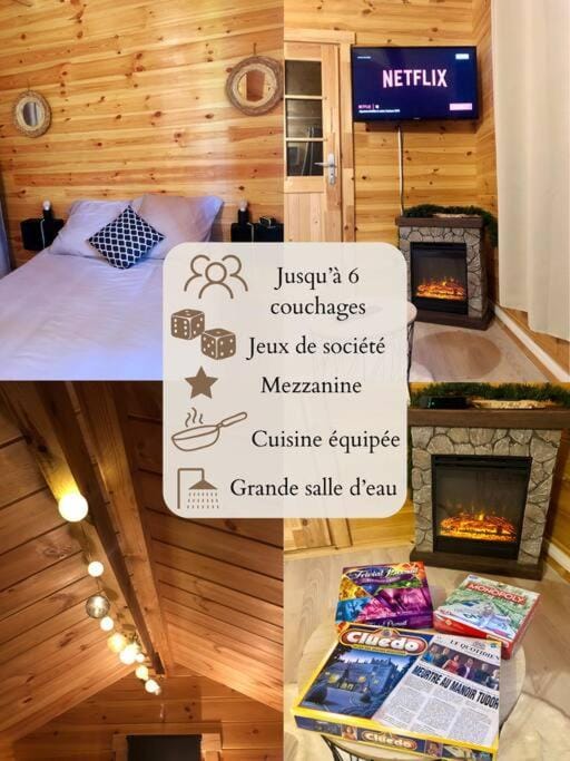 Le Chalet - Piscine - Netflix and chill Chalet in Centre-Val de Loire