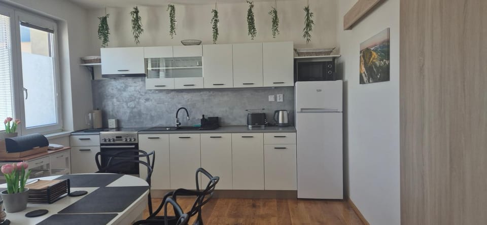 Property building, Spring, Day, Winter, Summer, Kitchen or kitchenette, Seating area, Dining area, Autumn, Seasons, Family, heating, oven, stove, toaster, VIP, air conditioner