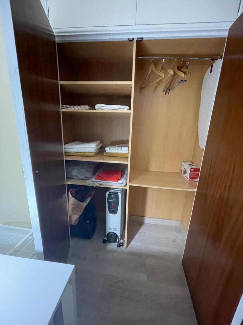 flat iron, wardrobe
