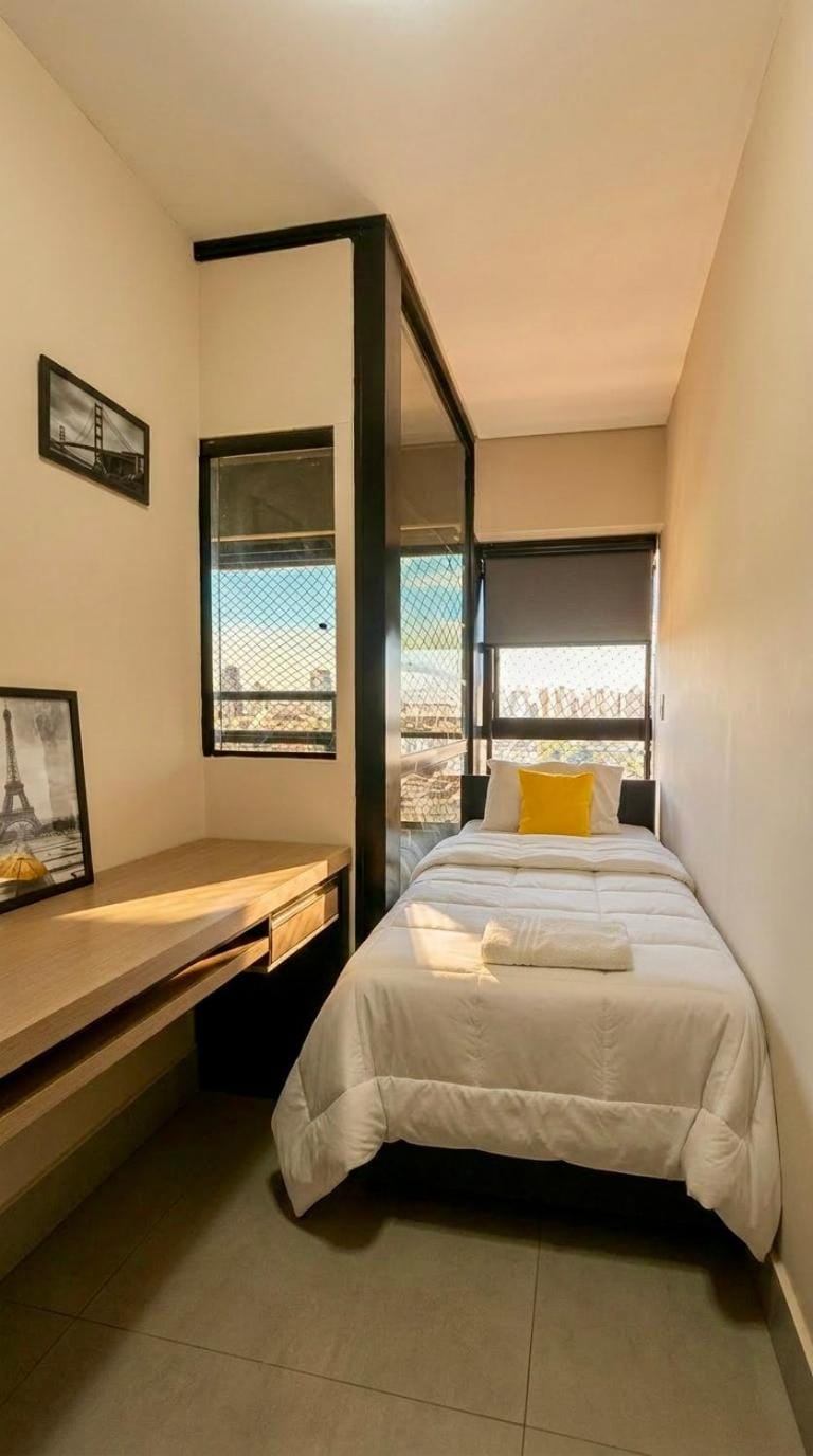 Loft Família com 2 Quartos no Vertigo Apartment in Campo Grande