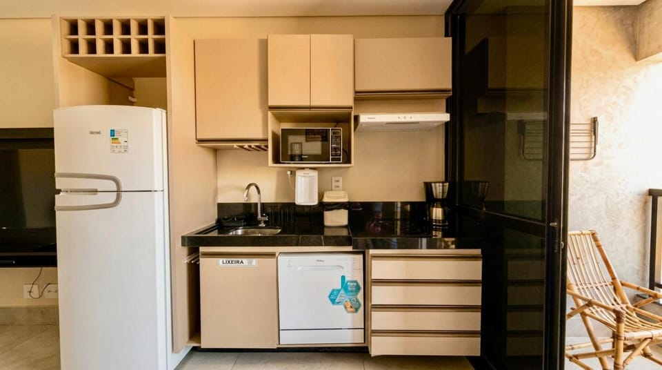 Loft Família com 2 Quartos no Vertigo Apartment in Campo Grande