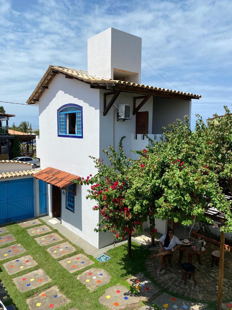 Property building, Garden view