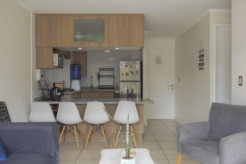 Kitchen or kitchenette, Living room, Seating area