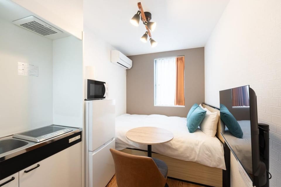 Bed, TV and multimedia, Kitchen or kitchenette, Bedroom, minibar, stove, air conditioner