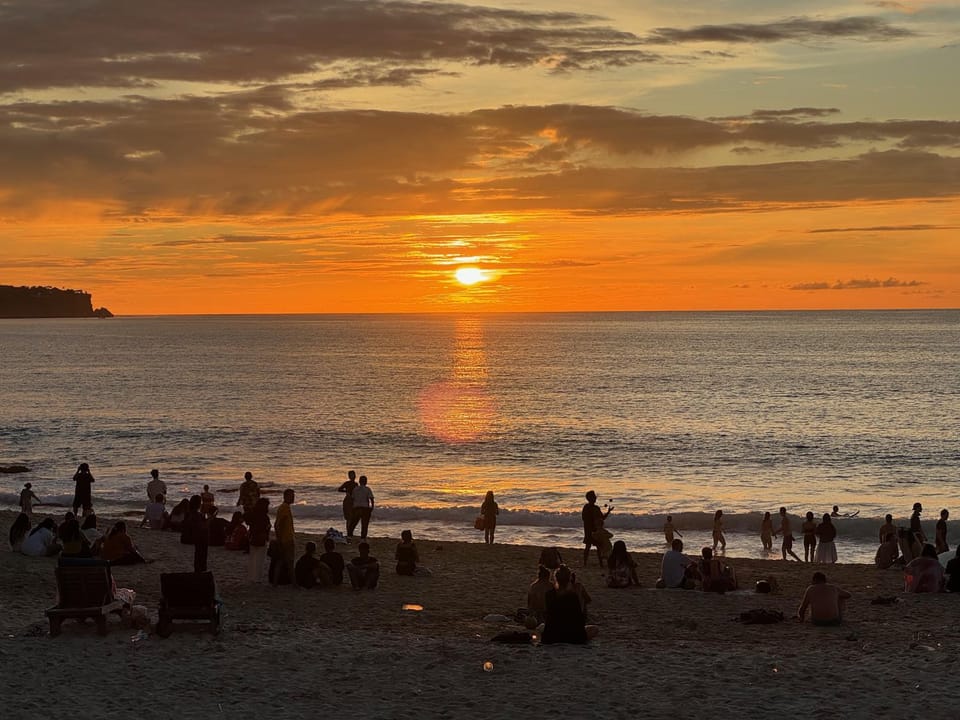 Nearby landmark, Beach, Sunset