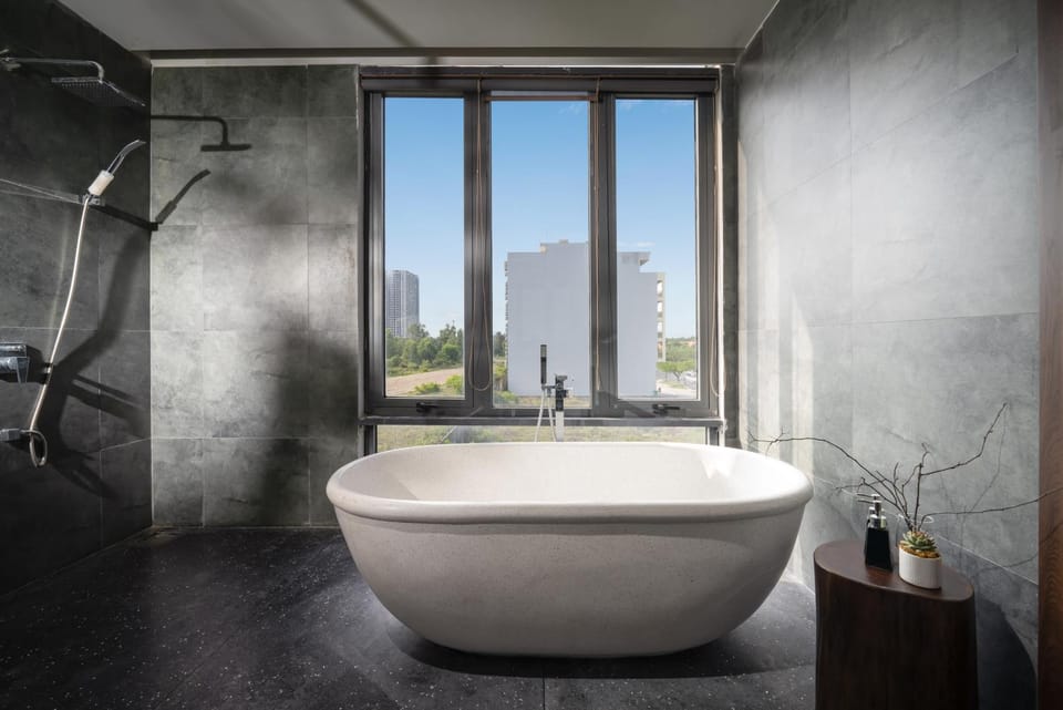 Shower, Natural landscape, Bath