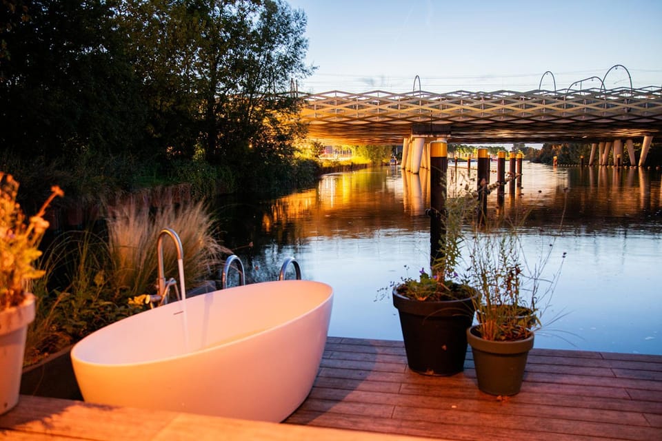 Natural landscape, Garden, River view