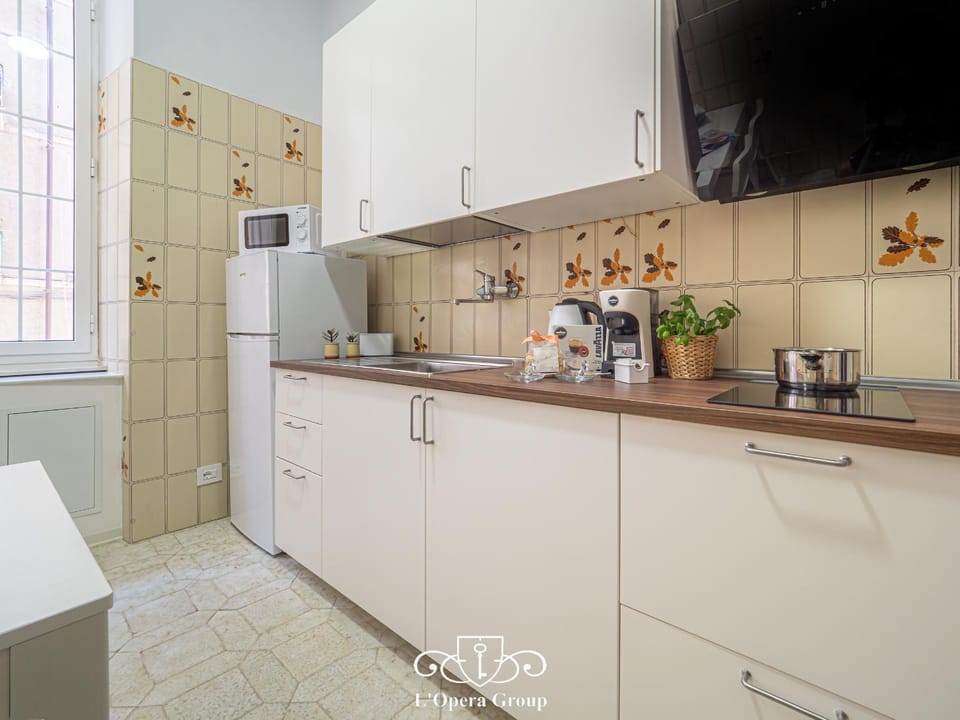 Coffee/tea facilities, Kitchen or kitchenette, minibar, stove