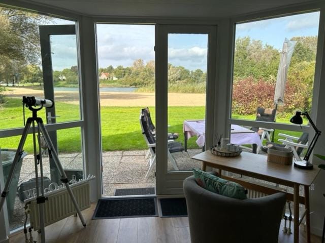 View (from property/room), Balcony/Terrace, Seating area, Garden view