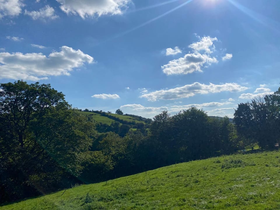 Spring, Day, Natural landscape, Mountain view