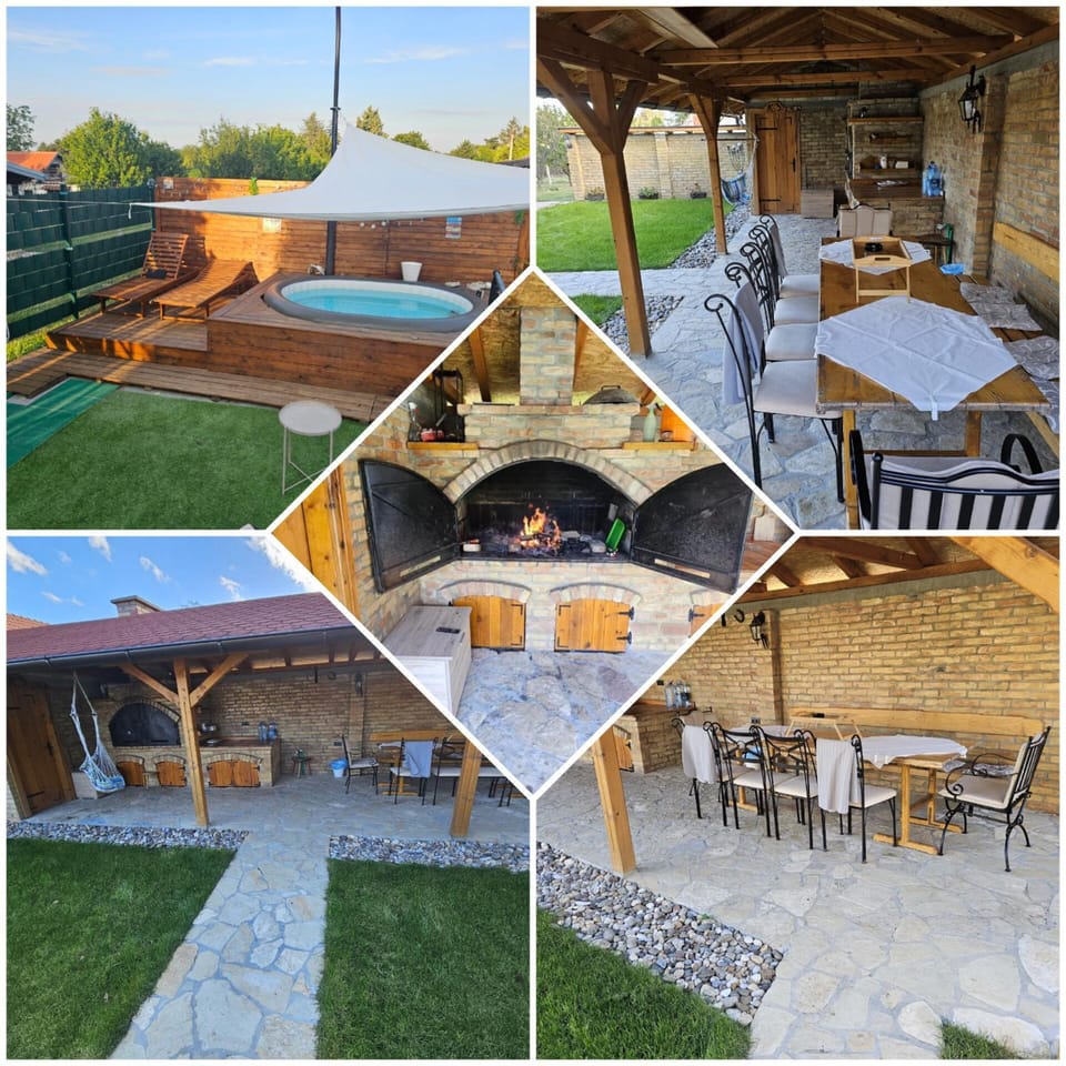 Property building, Patio, BBQ facilities, Swimming pool