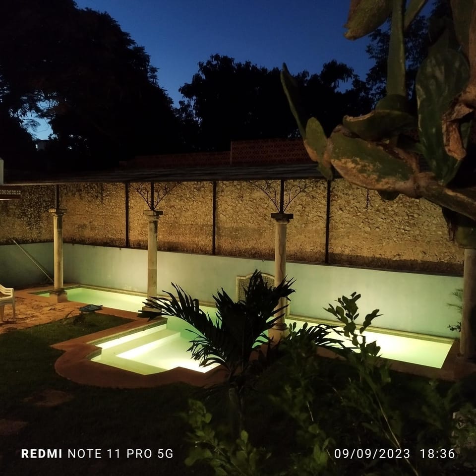 Night, Swimming pool