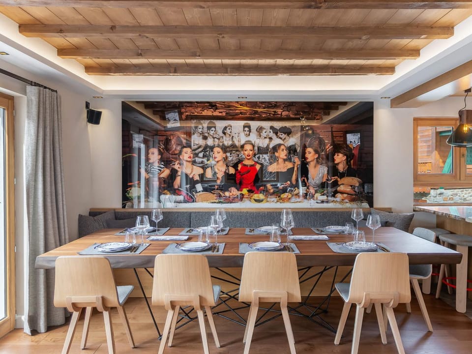 Chalet moderne et spacieux à Megève, 5 chambres, jacuzzi, salle TV, proche centre et remontée mécanique - FR-1-569-119 Chalet in Megève