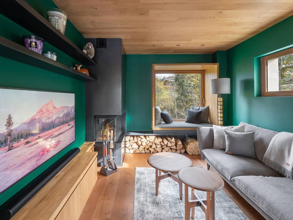 Chalet moderne et spacieux à Megève, 5 chambres, jacuzzi, salle TV, proche centre et remontée mécanique - FR-1-569-119 Chalet in Megève