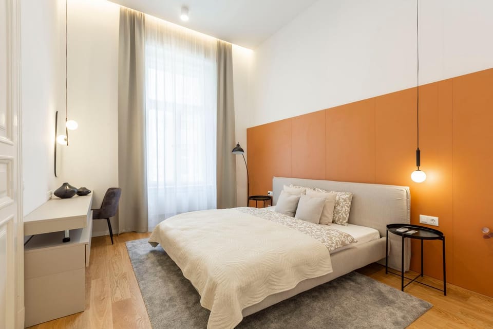 Bed, Photo of the whole room, Bedroom, hair dresser