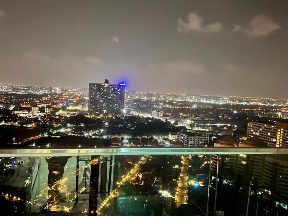Night, Bird's eye view, City view