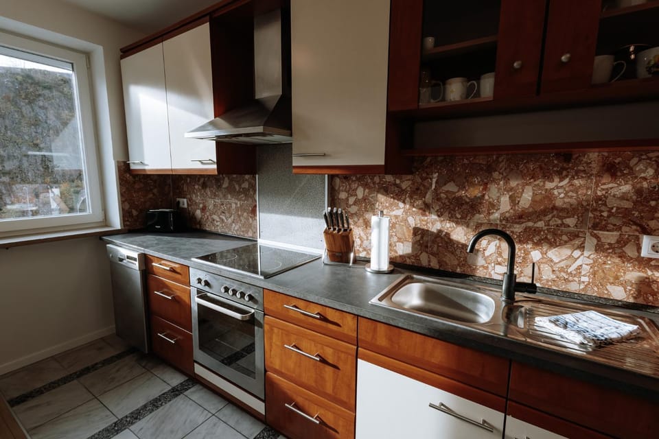Kitchen or kitchenette, dishwasher, pet friendly, stove, toaster