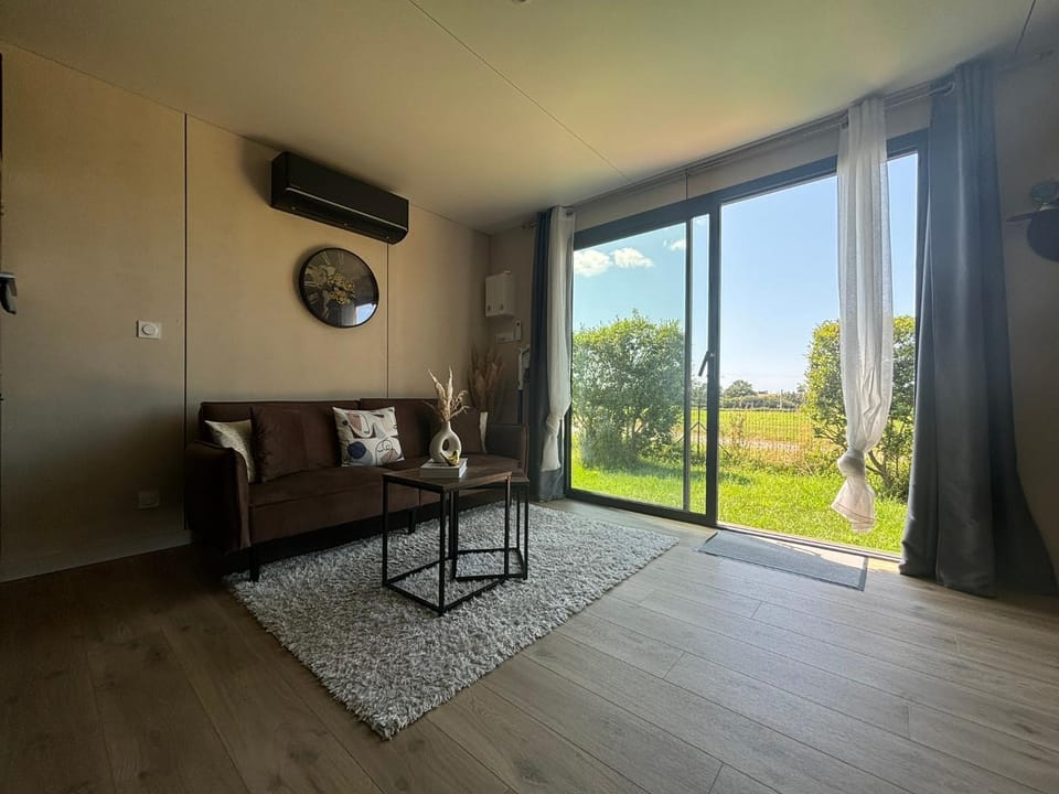 Living room, air conditioner