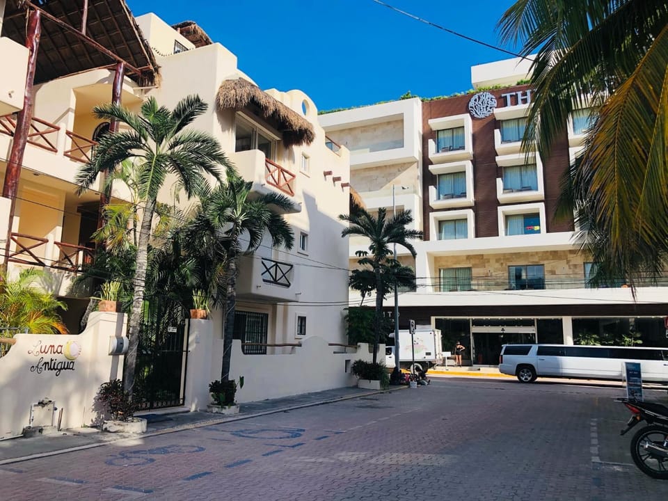 Property building, Neighbourhood, Street view, Parking