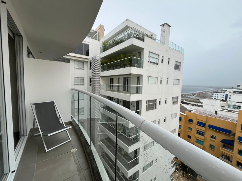 Property building, Day, View (from property/room), Balcony/Terrace, sunbed