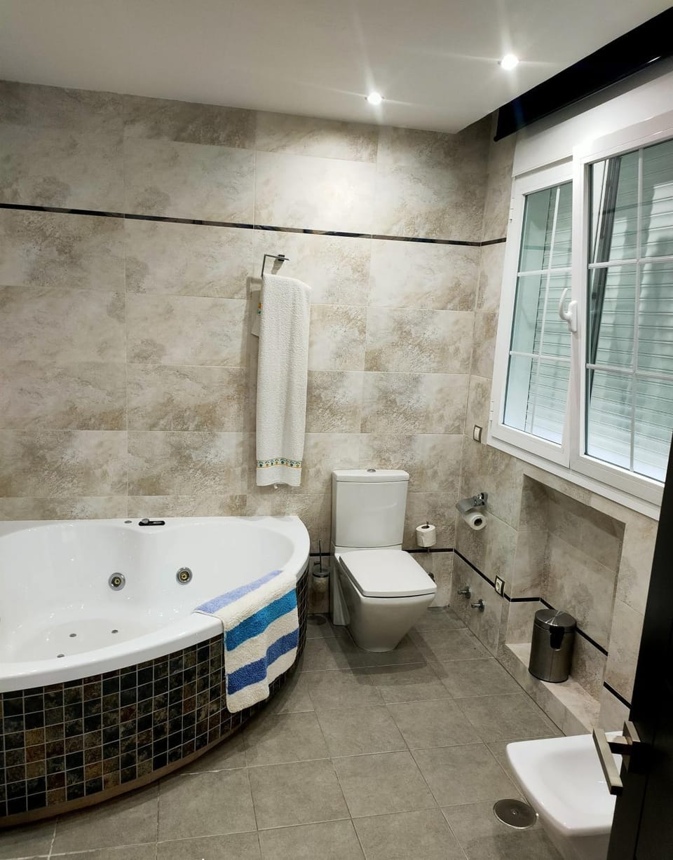 Bathroom, Living room