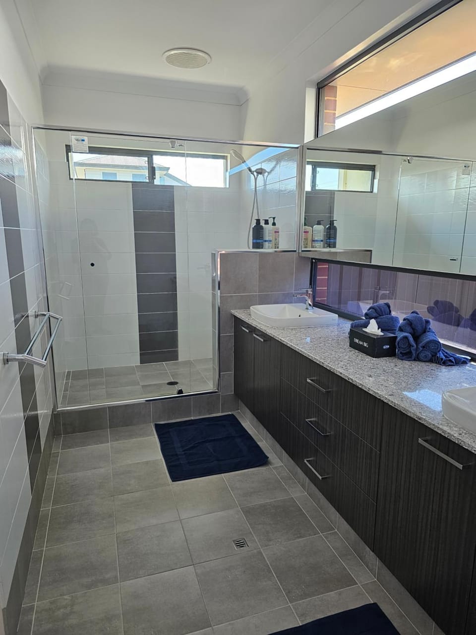 Shower, Bathroom, towels