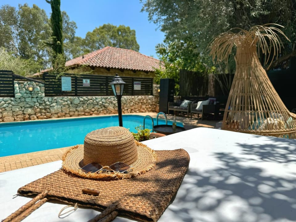 Natural landscape, Garden, Pool view, Swimming pool