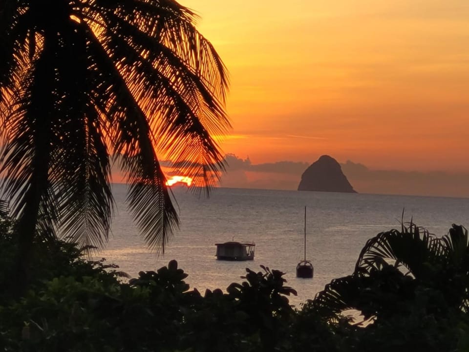 Natural landscape, Sea view, Sunset
