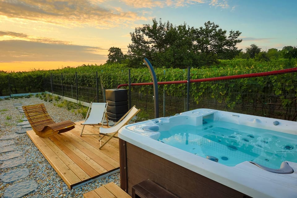 Natural landscape, Garden, Hot Tub, Spa and wellness centre/facilities, Sunrise
