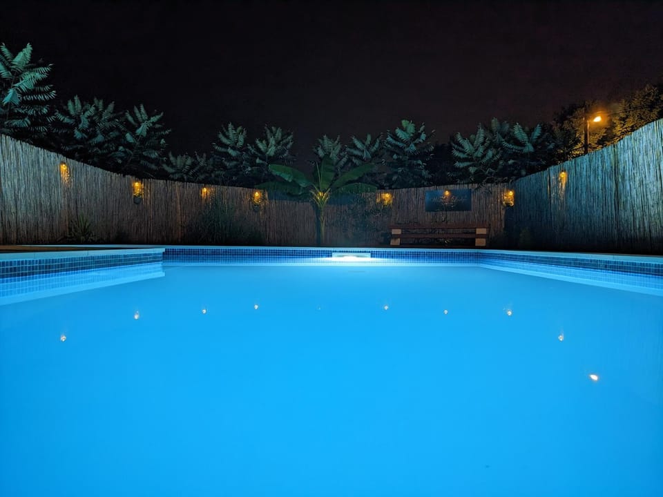Night, Swimming pool