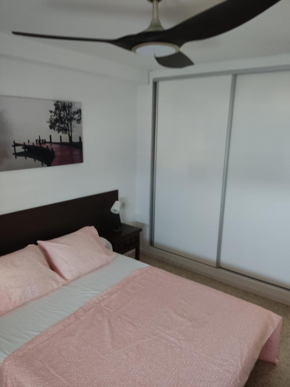 Bedroom, fireplace