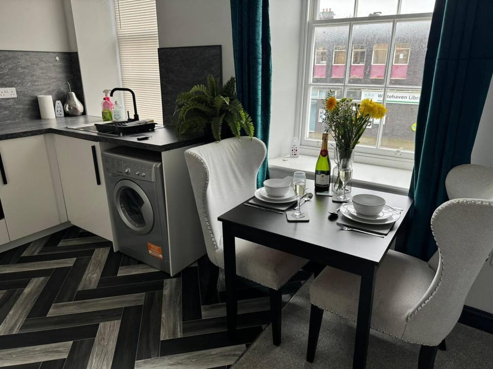 Dining area, washing machine