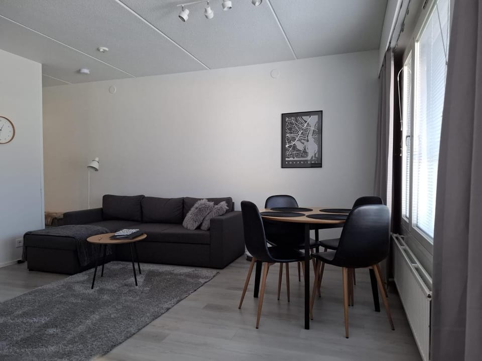 Living room, Seating area, Dining area