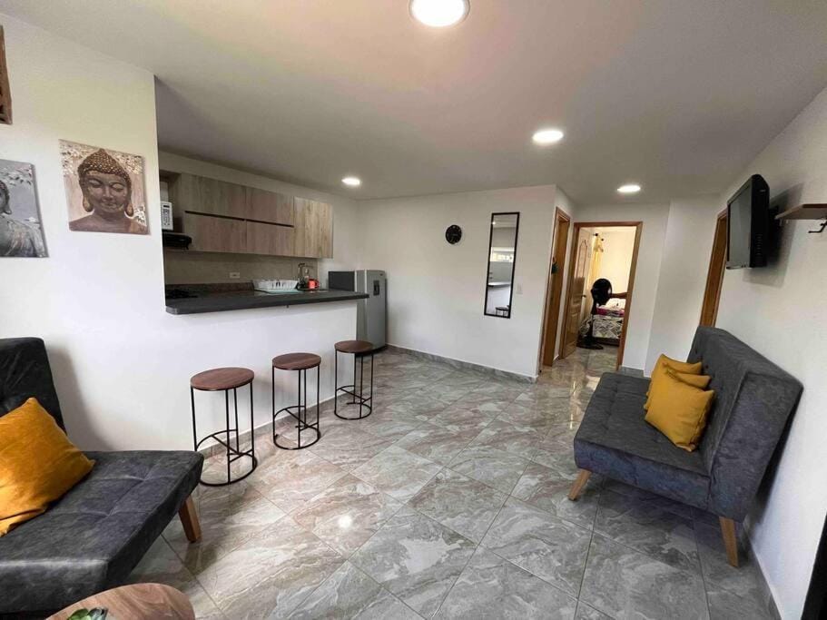 Living room, Seating area, Dining area
