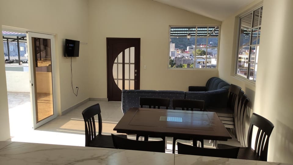 Living room, Seating area, Dining area