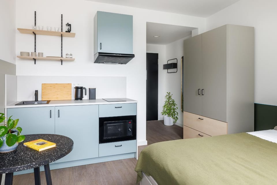 Kitchen or kitchenette, kitchen