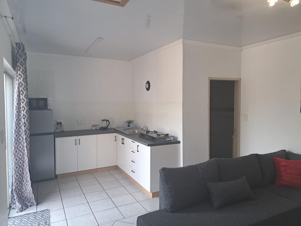 Kitchen or kitchenette, minibar, stove