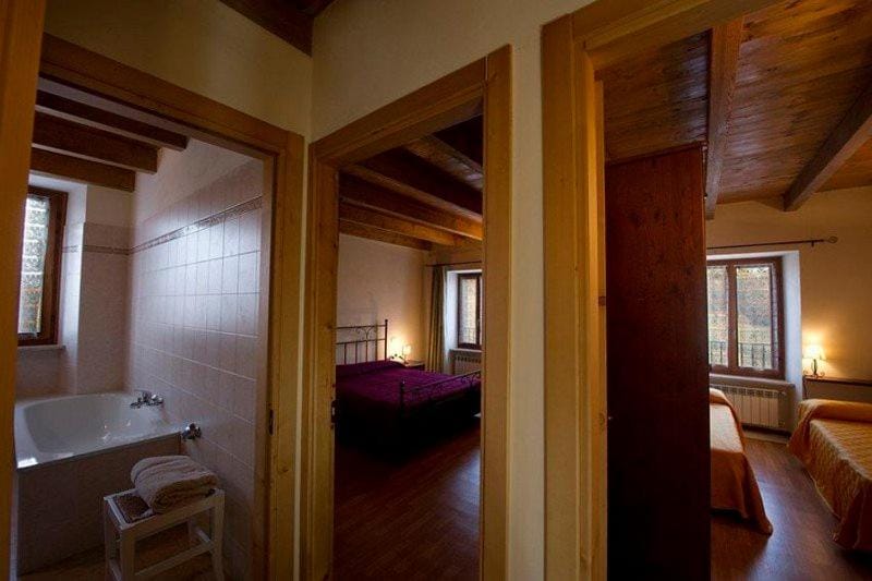 Bed, Bathroom, Bedroom