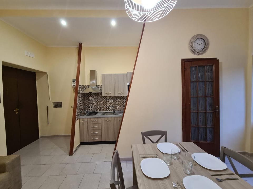 Kitchen or kitchenette, Living room, Dining area